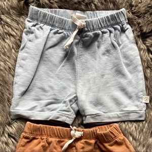Organic Soft Knit Shorts (2 pack)
